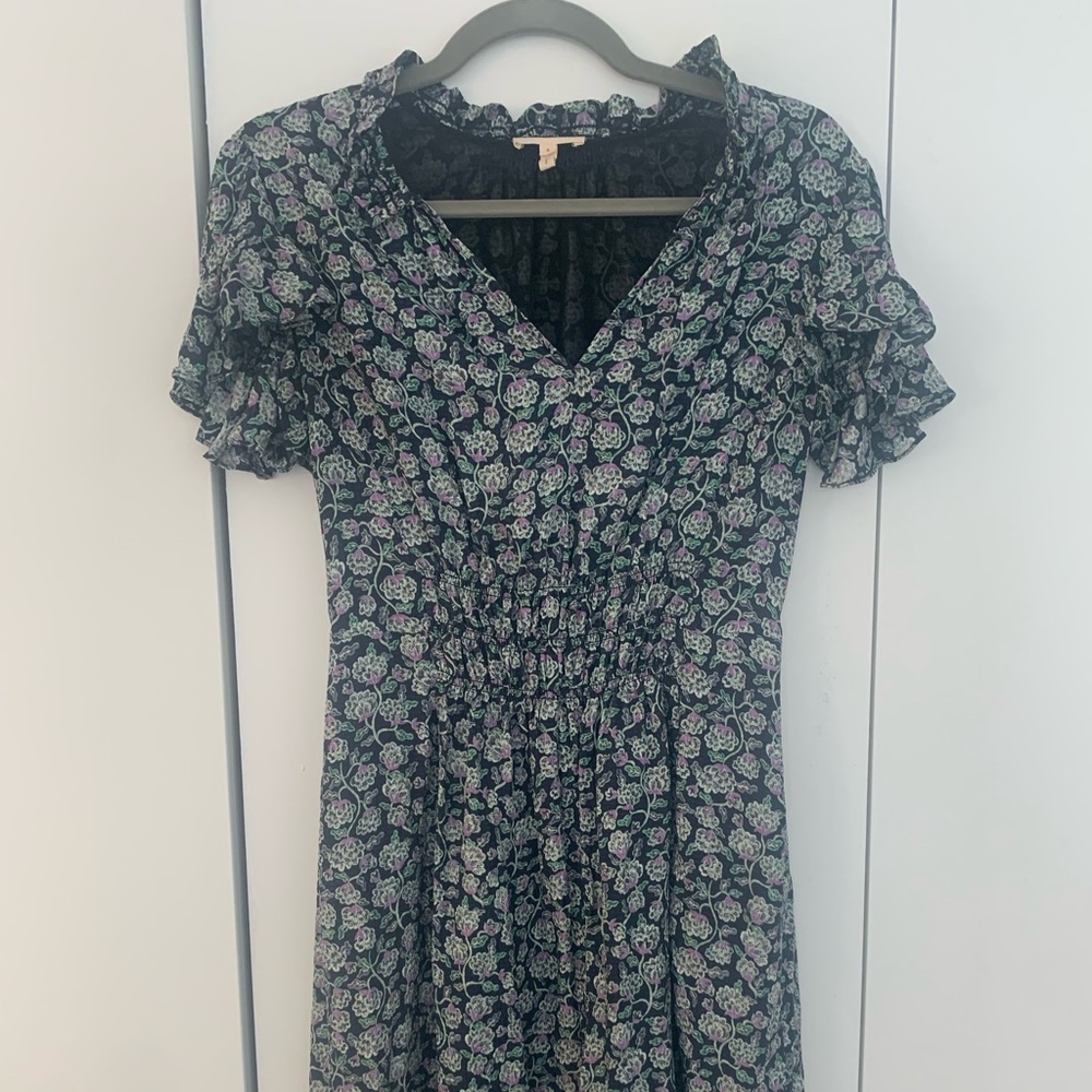 Rebecca Taylor Navy Floral Dress
